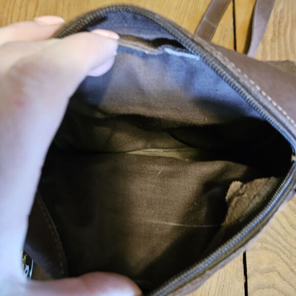 Patchwork Suede Leather Purse Crossbody Small Crossbody Bag Multicolor - Picture 5 of 11